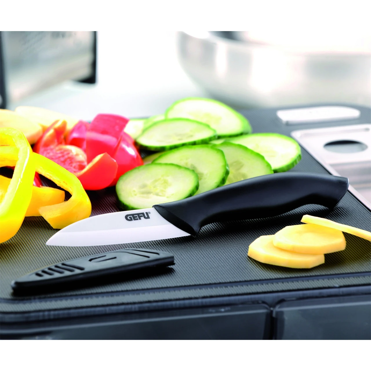 GEFU Ceramo Keramikmesser 4 GEFU Ceramo Keramikmesser – Bild 2