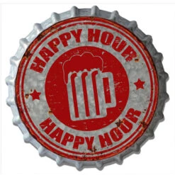 HTI-Line Happy Blechschild