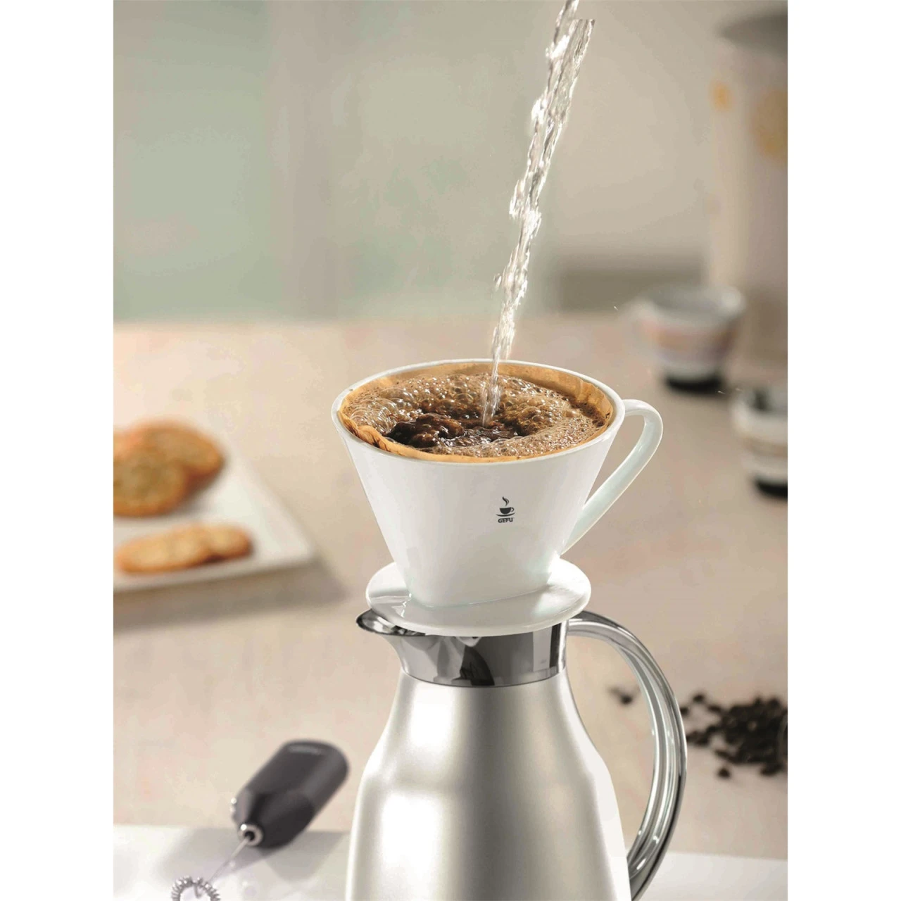 GEFU Sandro Porzellan-Kaffeefilter, Grösse 4 4 GEFU Sandro Porzellan-Kaffeefilter, Grösse 4 – Bild 2