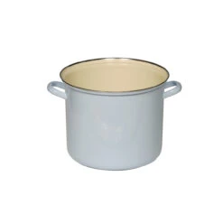 Riess Blau Topf 24 Cm Mit Chromrand