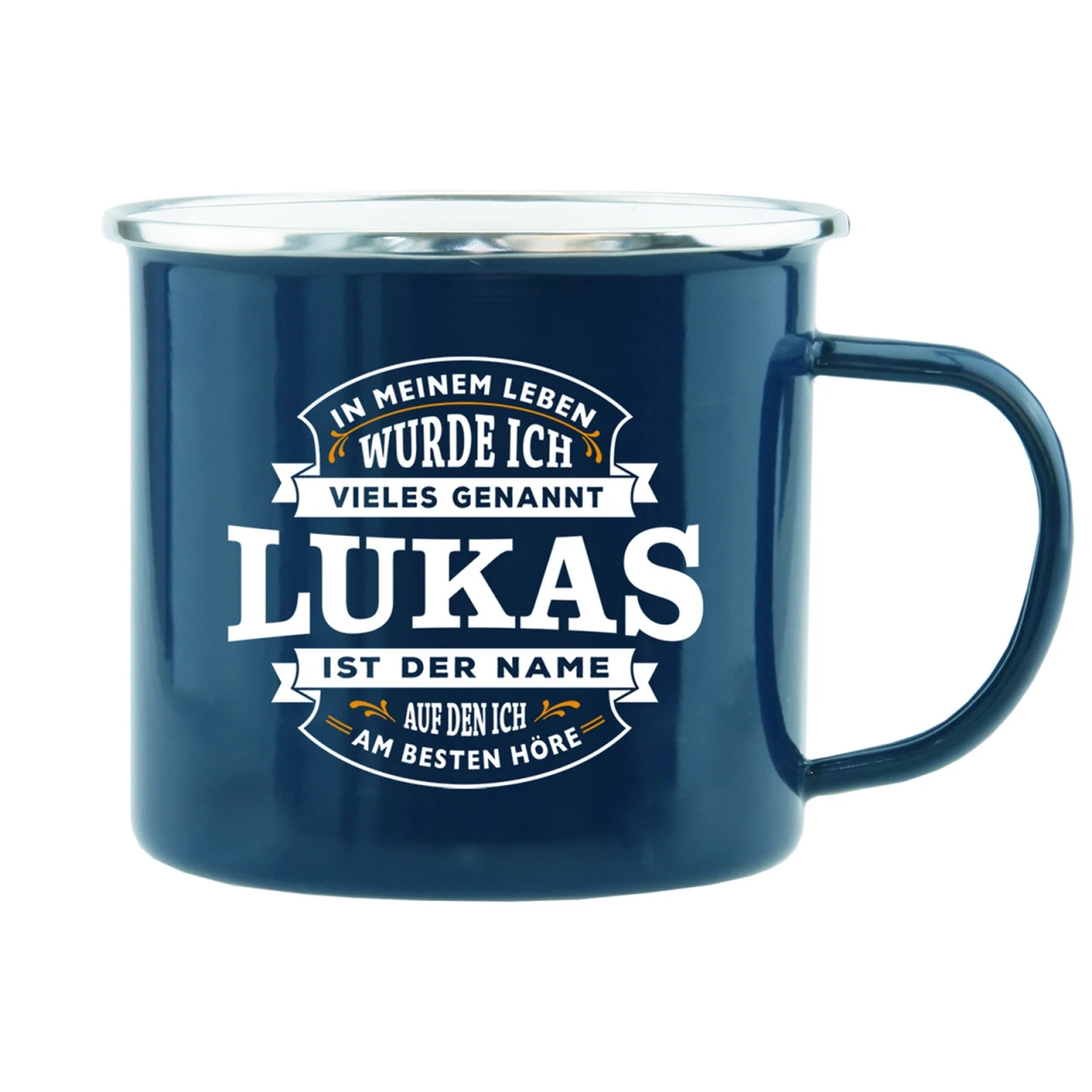 HTI-Living Lukas Echter Kerl Emaille Becher 3 HTI-Living Lukas Echter Kerl Emaille Becher