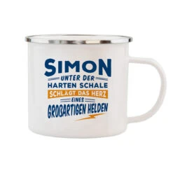 HTI-Living Simon Echter Kerl Emaille Becher