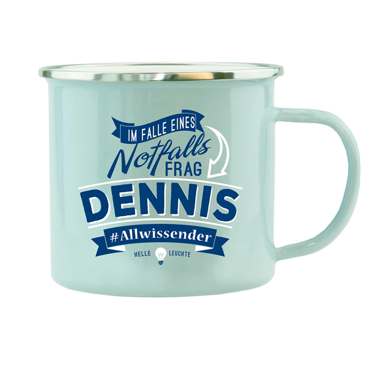 HTI-Living Dennis Echter Kerl Emaille Becher 3 HTI-Living Dennis Echter Kerl Emaille Becher