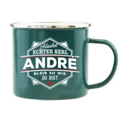 HTI-Living André Echter Kerl Emaille Becher
