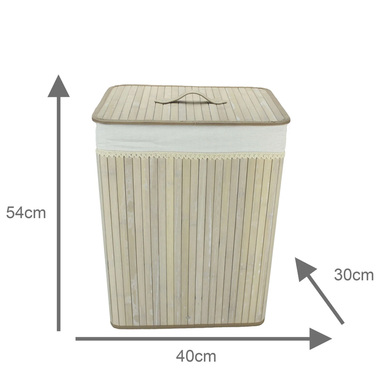 HTI-Line Maisie Natur Wäschekorb 4 HTI-Line Maisie Natur Wäschekorb – Bild 2
