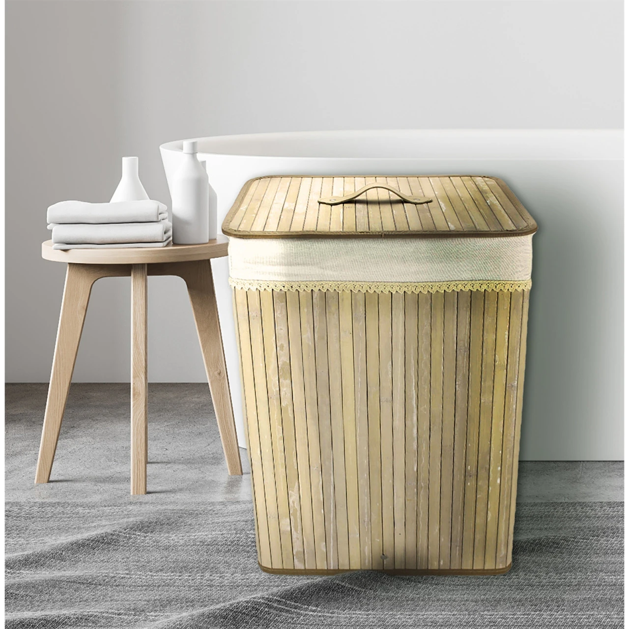 HTI-Line Maisie Natur Wäschekorb 5 HTI-Line Maisie Natur Wäschekorb – Bild 3