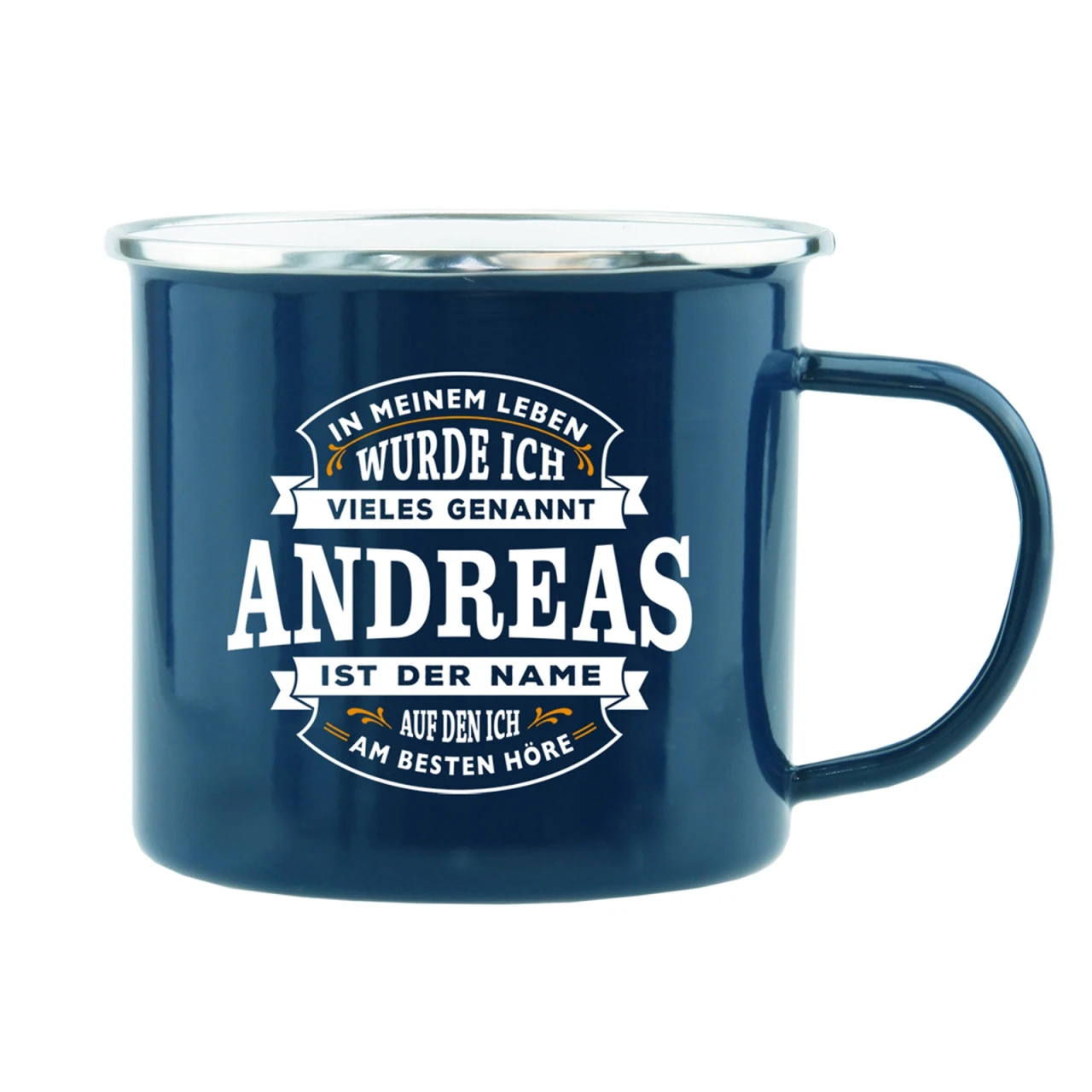 HTI-Living Andreas Echter Kerl Emaille Becher 3 HTI-Living Andreas Echter Kerl Emaille Becher