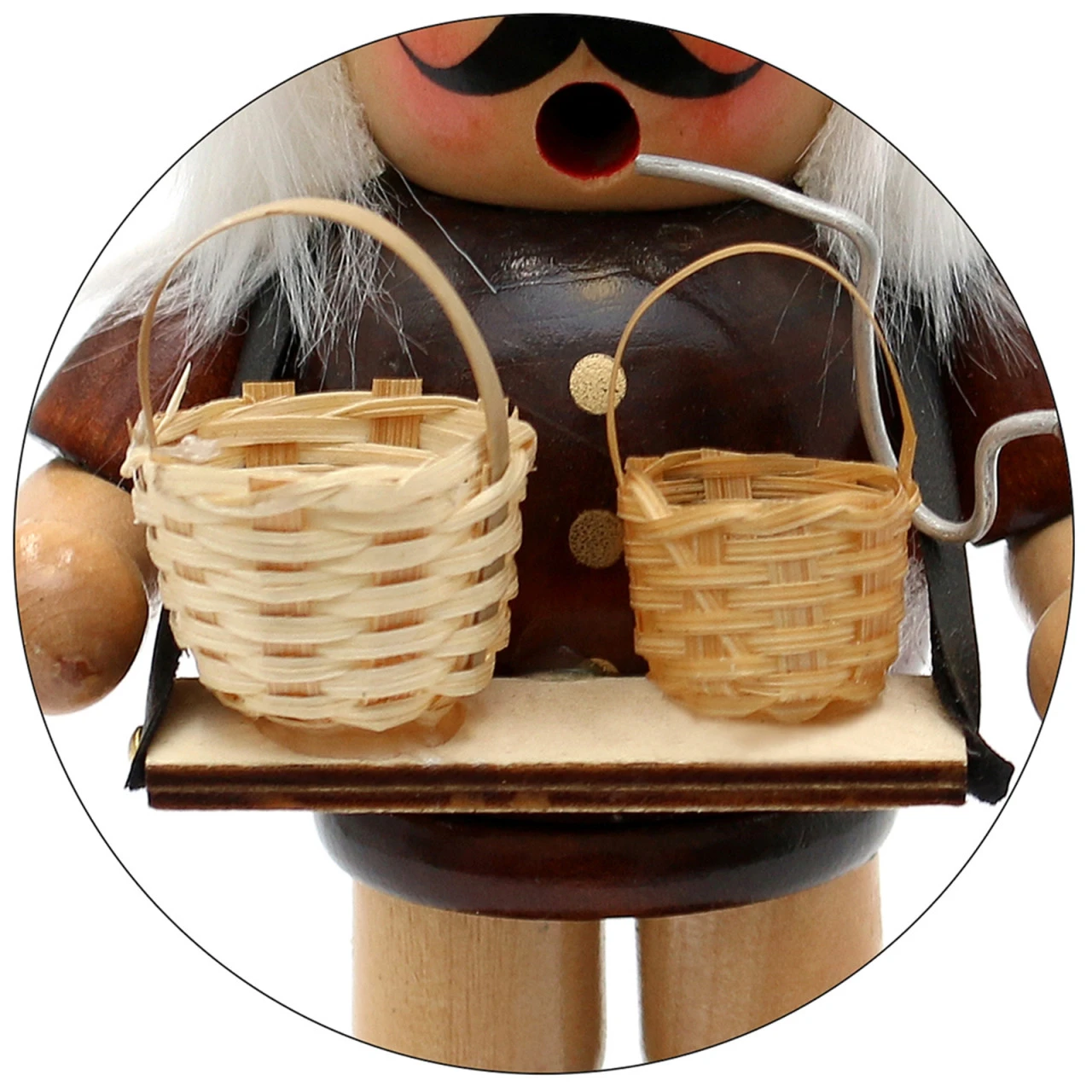 Sigro Bauchladen Holz Räuchermann, 4-fach Sortiert 5 Sigro Bauchladen Holz Räuchermann, 4-fach Sortiert – Bild 3