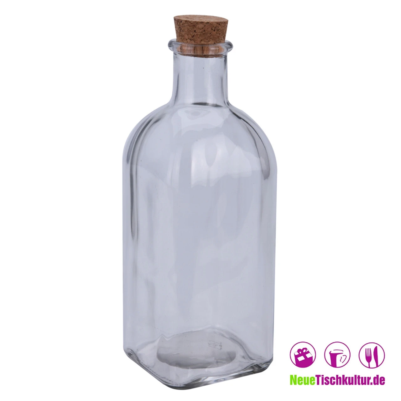 Neuetischkultur Mit Kork-Verschluss Glasflasche 4 Neuetischkultur Mit Kork-Verschluss Glasflasche – Bild 2