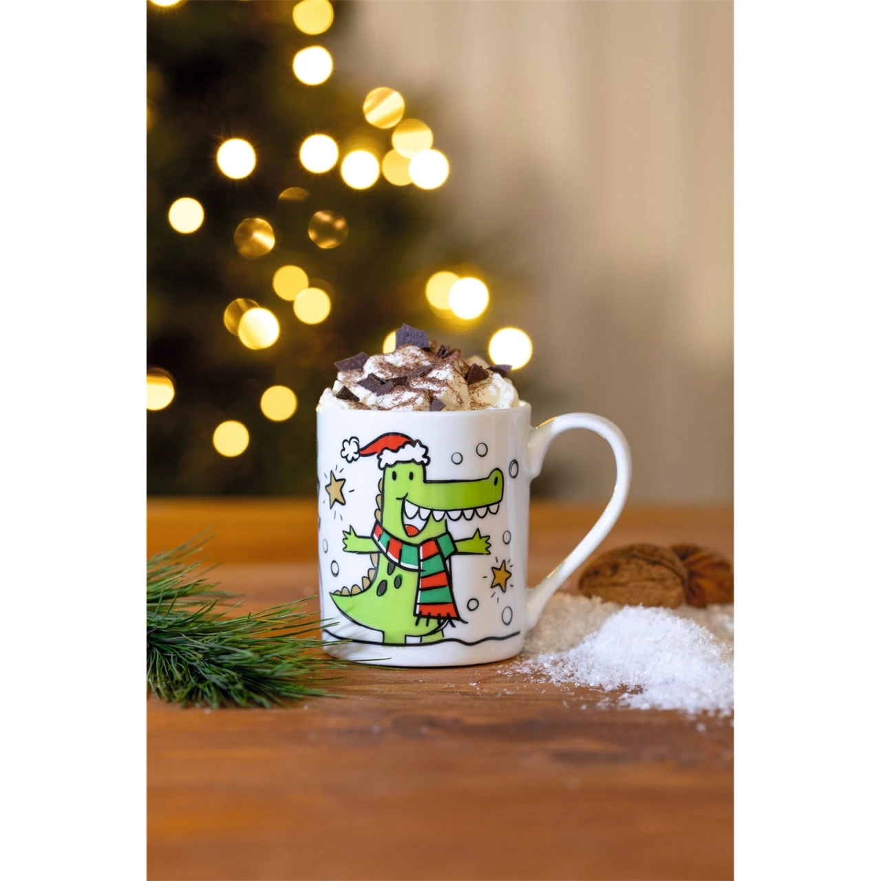 Leonardo BAMBINI Tasse 200ml Krokodil Natale 3 Leonardo BAMBINI Tasse 200ml Krokodil Natale – Bild 2