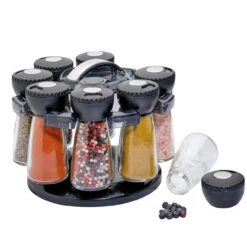 Küchenprofi Kunststoff Gewürzständer Mit 8 Gläsern