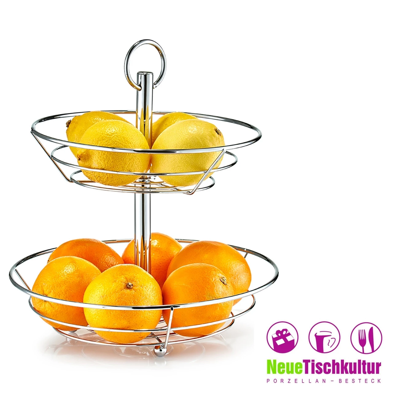 Neuetischkultur 2-lagig Obst-Etagere 4 Neuetischkultur 2-lagig Obst-Etagere – Bild 2