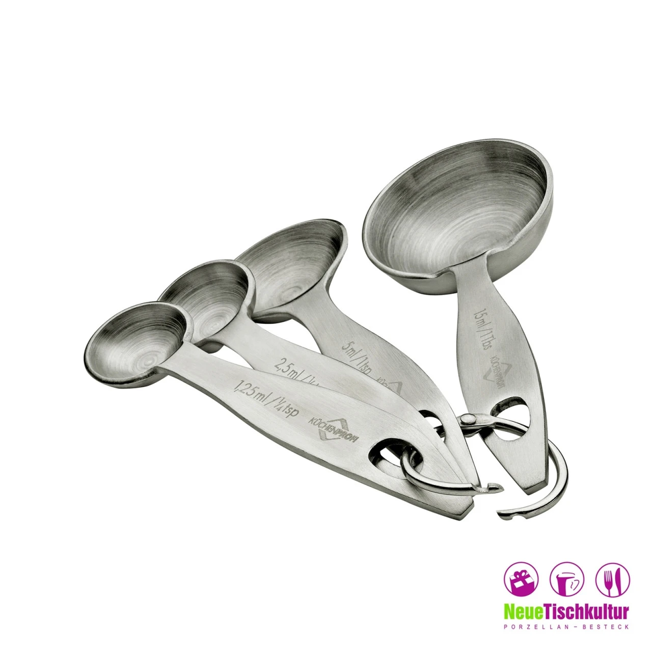 Küchenprofi 4-teilig Messlöffel-Set 5 Küchenprofi 4-teilig Messlöffel-Set – Bild 3