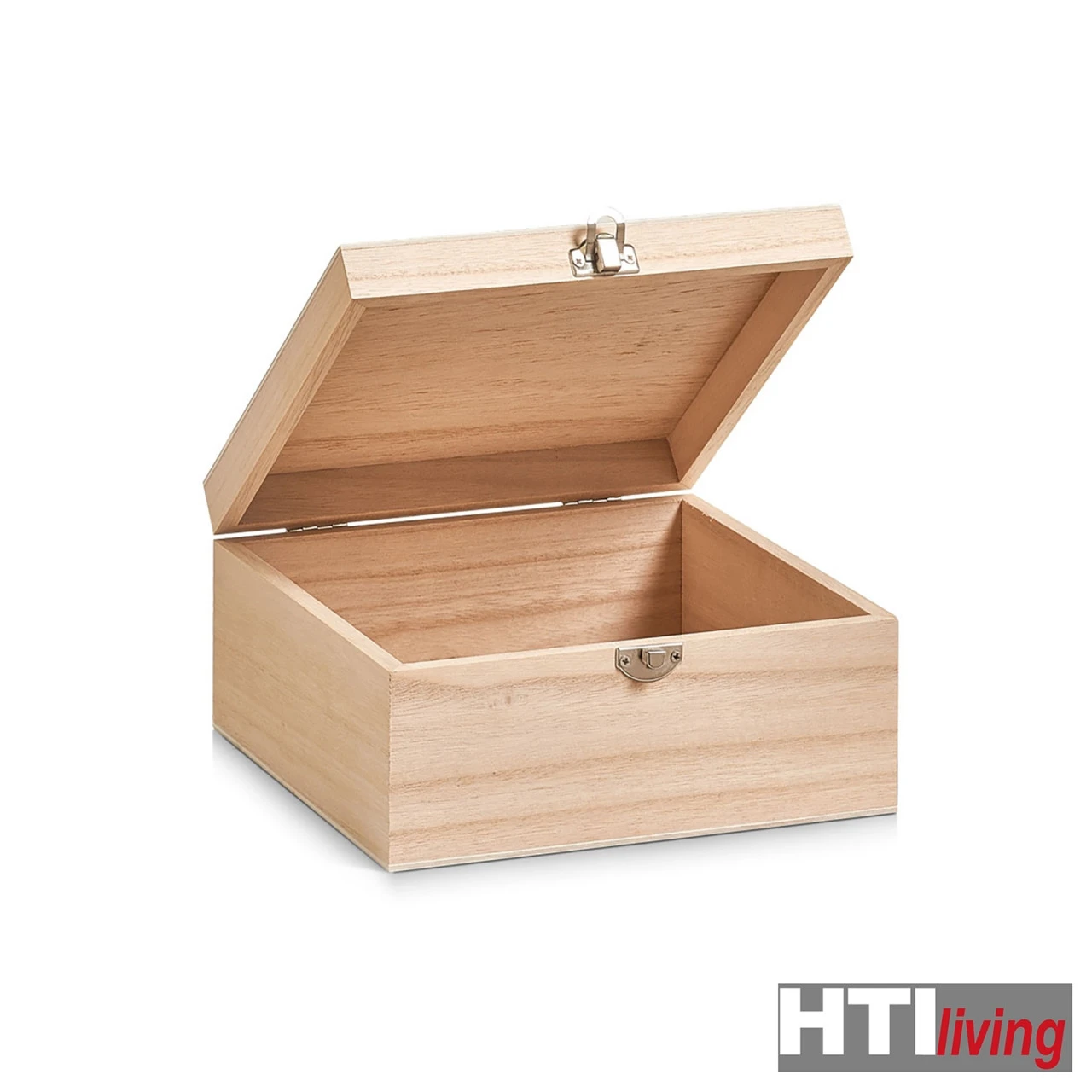 HTI-Living Mit Metallverschluss Aufbewahrungsbox, Holz 4 HTI-Living Mit Metallverschluss Aufbewahrungsbox, Holz – Bild 2