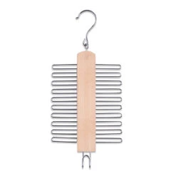 HTI-Living Buche, Metall Krawattenhalter, Verchromt