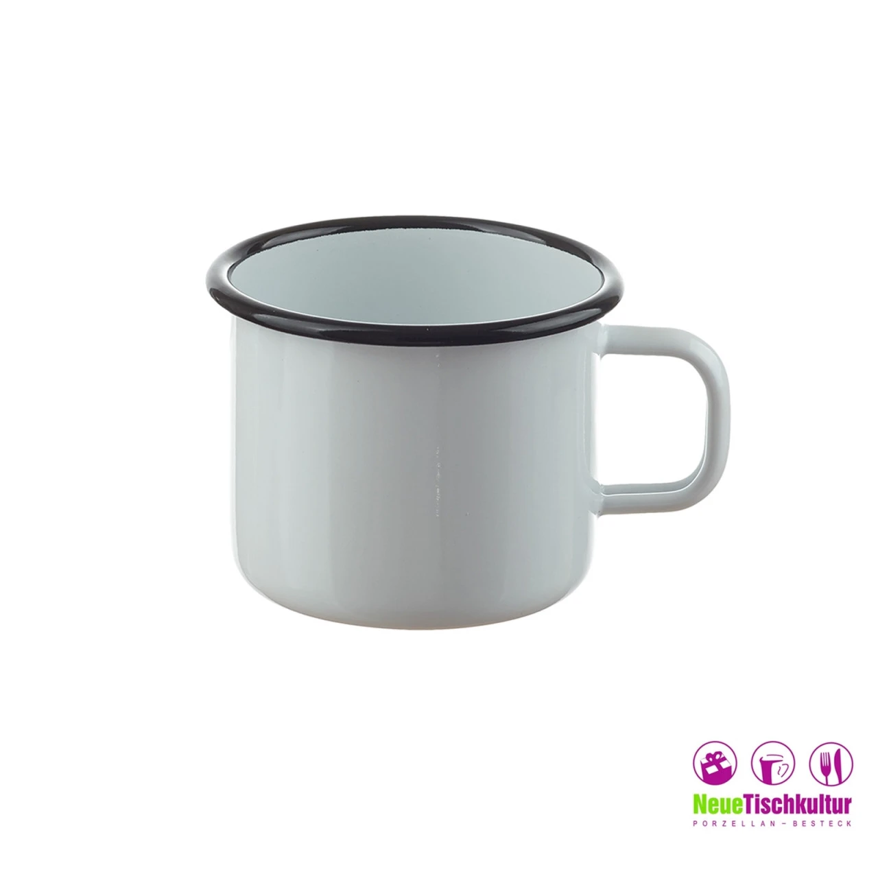 Neuetischkultur Retro Emaille-Becher 8 Cm 4 Neuetischkultur Retro Emaille-Becher 8 Cm – Bild 2