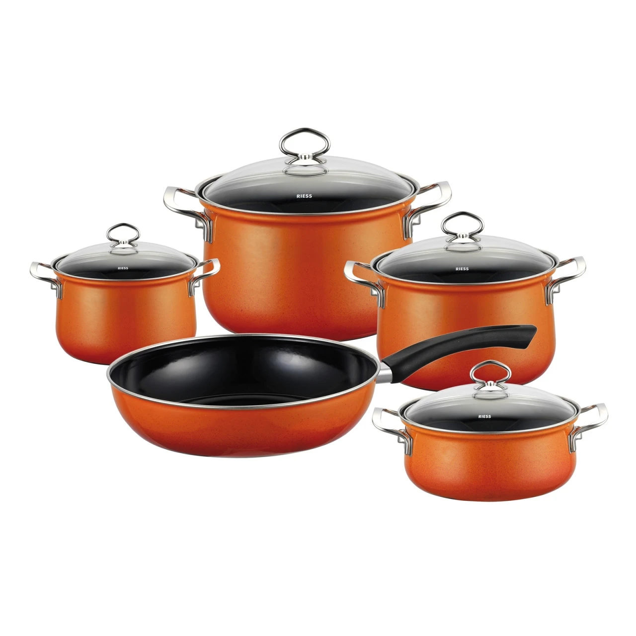 Riess Corall Kochgeschirr-Set 5-tlg. 3 Riess Corall Kochgeschirr-Set 5-tlg.