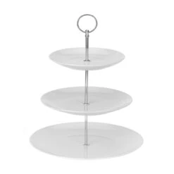 Neuetischkultur Weiß Porzellan-Etagere