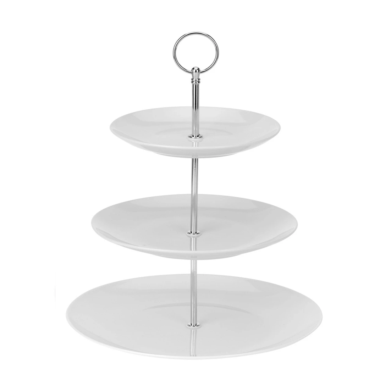 Neuetischkultur Weiß Porzellan-Etagere 3 Neuetischkultur Weiß Porzellan-Etagere