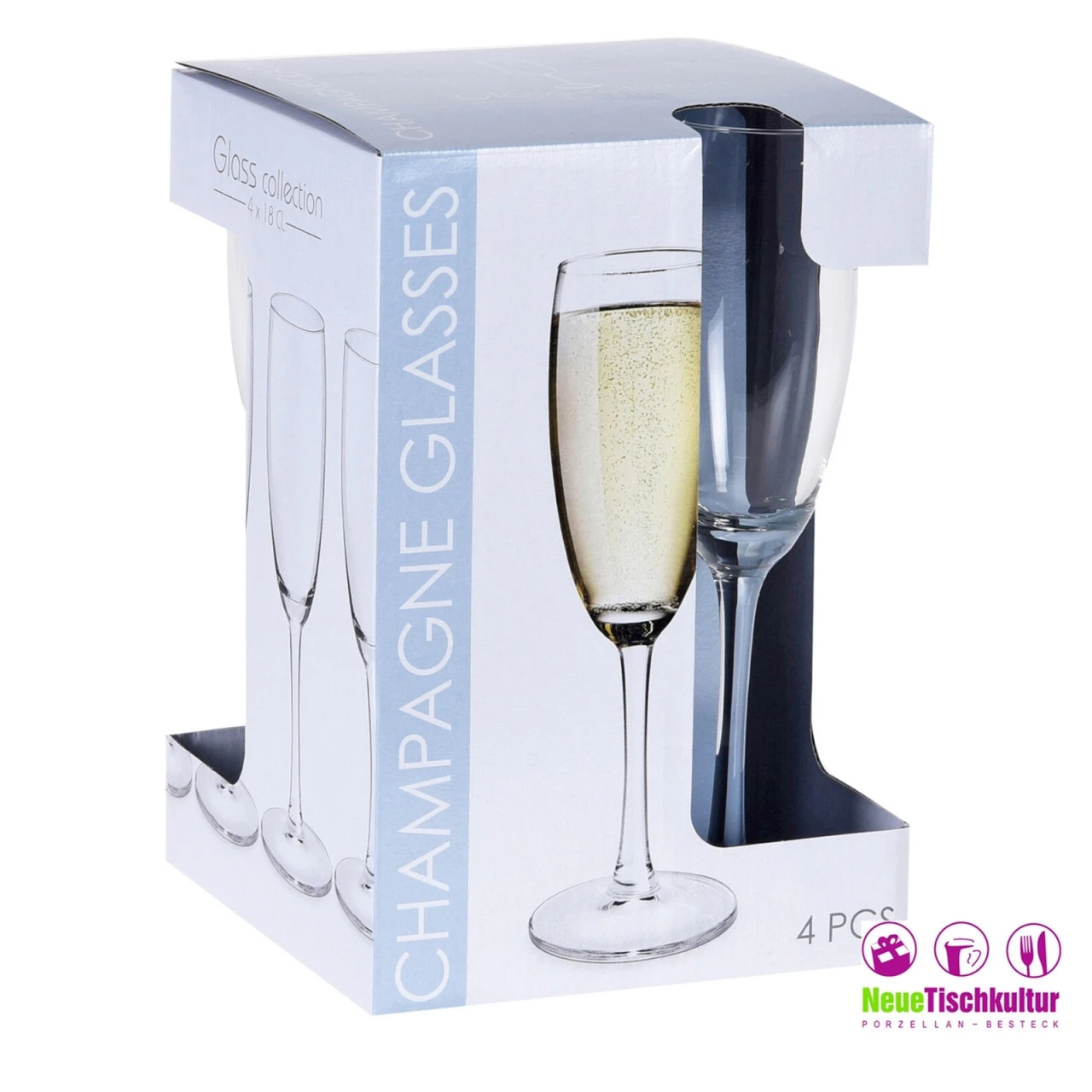 Neuetischkultur 180 Ml Sektglas 4er Set 4 Neuetischkultur 180 Ml Sektglas 4er Set – Bild 2