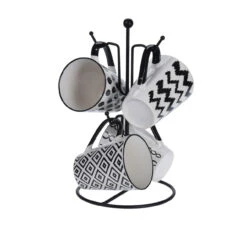 Neuetischkultur Mit Metallhalter 4 Tassen