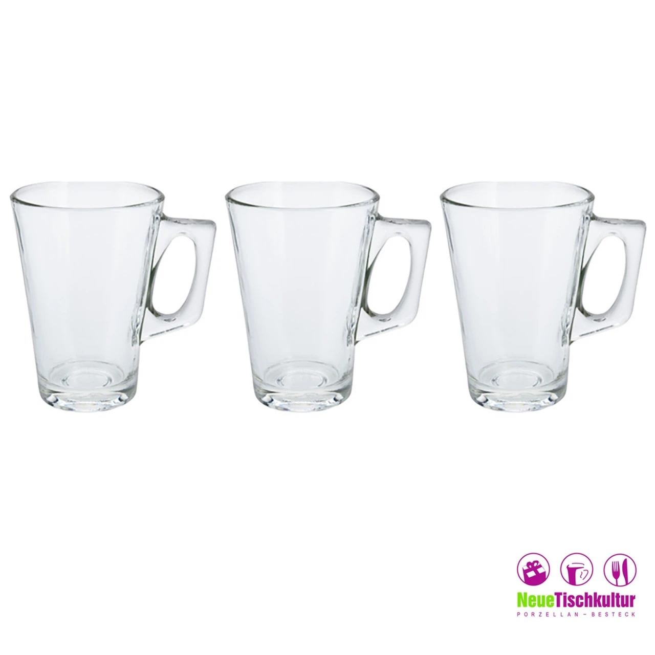 Neuetischkultur Klassisch Kaffee-Tee-Glas 3er Set 4 Neuetischkultur Klassisch Kaffee-Tee-Glas 3er Set – Bild 2