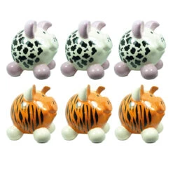 HTI-Living 2 Tiermotive Sparschwein Klein, 6 Stück