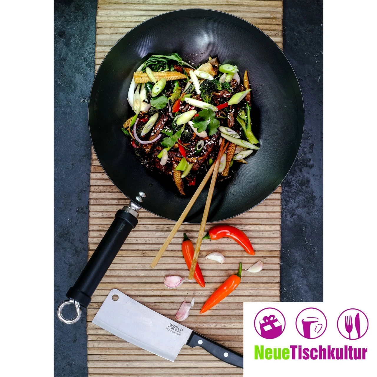 Neuetischkultur Antihaft Carbonwok 3 Neuetischkultur Antihaft Carbonwok