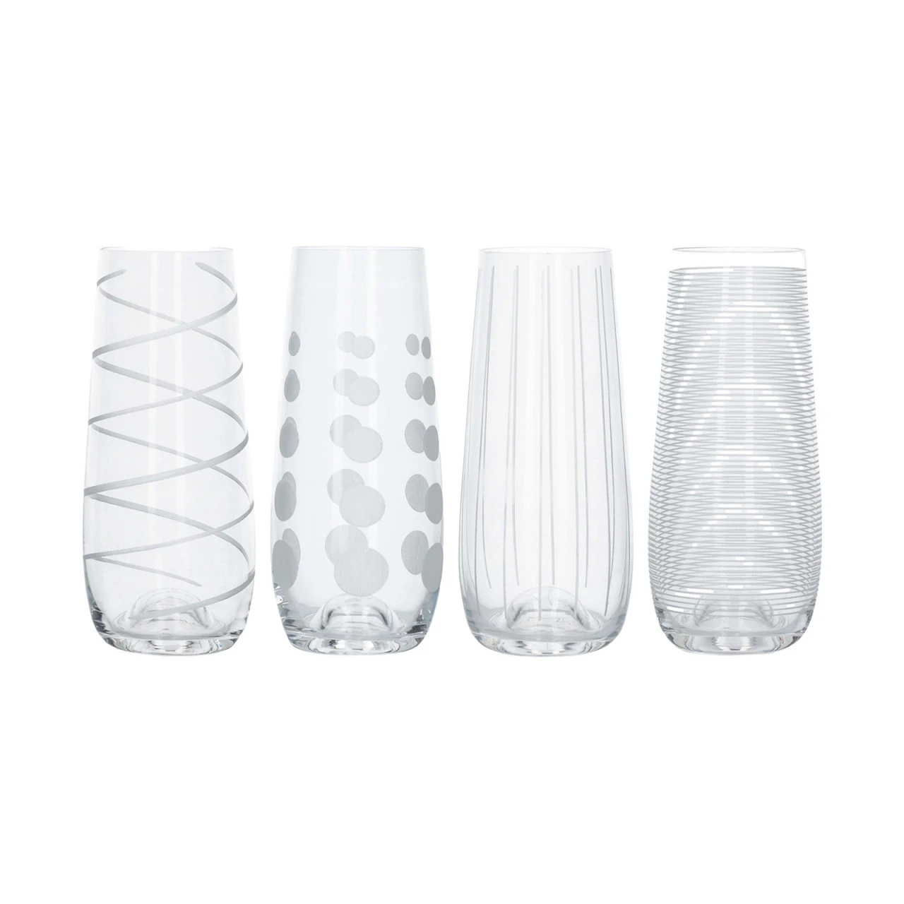 Neuetischkultur Mikasa Cheers Flötenglas-Set Ohne Stiel, 4tlg, 230 Ml 3 Neuetischkultur Mikasa Cheers Flötenglas-Set Ohne Stiel, 4tlg, 230 Ml