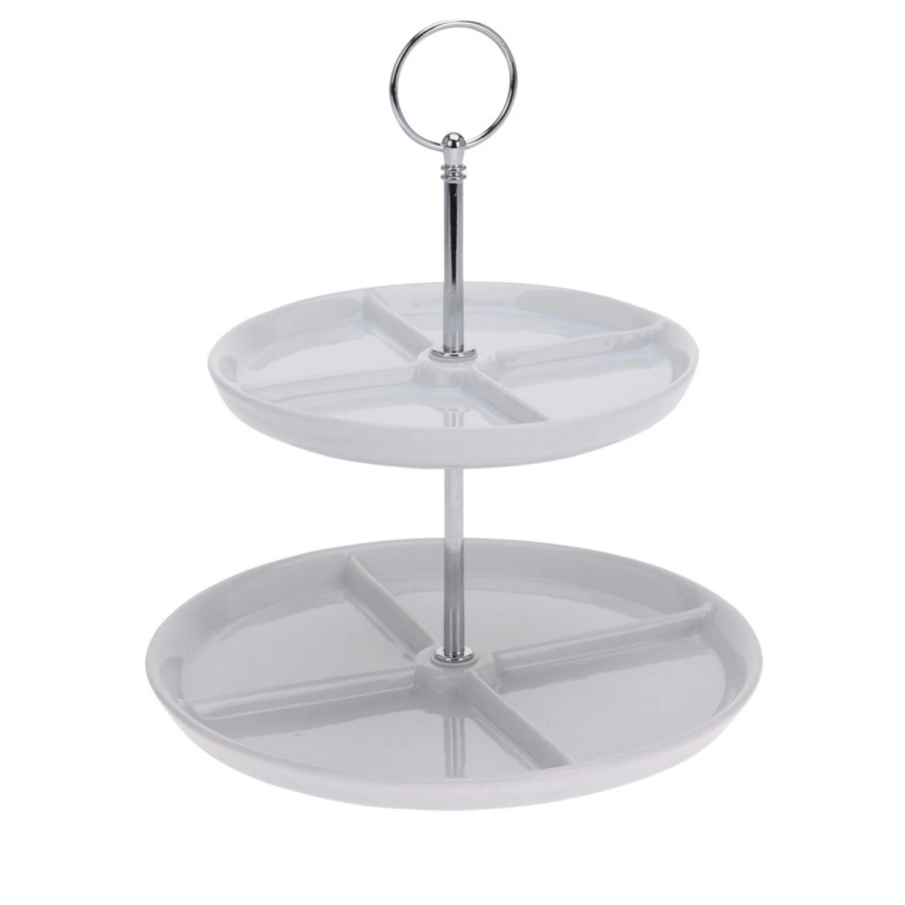 Neuetischkultur 2 Stöckig Etagere Mit Unterteilung 3 Neuetischkultur 2 Stöckig Etagere Mit Unterteilung