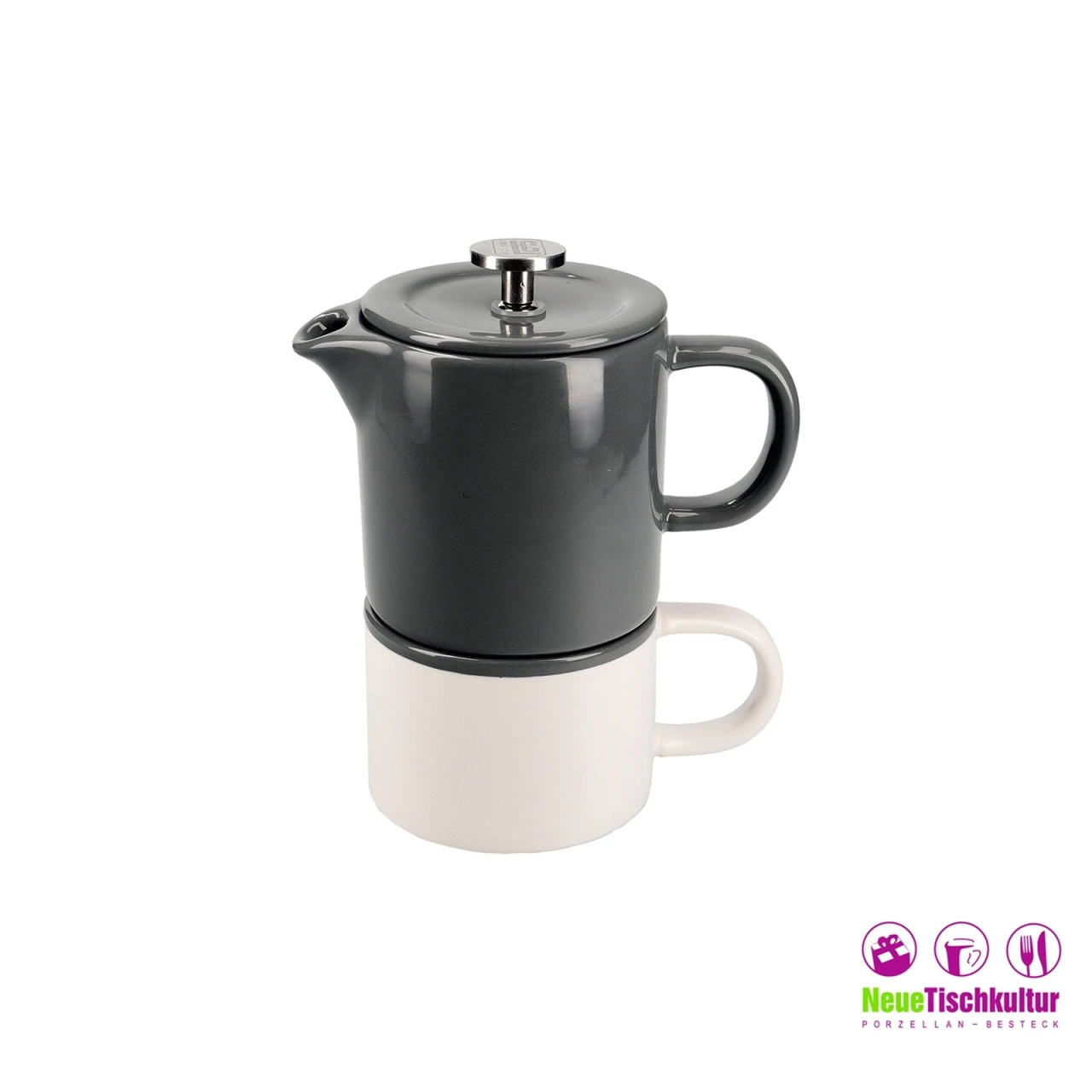 Neuetischkultur Barcelona Kaffeebereiter Mit Kaffeetasse 2-in-1 4 Neuetischkultur Barcelona Kaffeebereiter Mit Kaffeetasse 2-in-1 – Bild 2