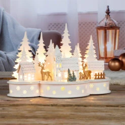 HTI-Living Kirche Und Rentiere Weihnachtsstadt -Leonardo Geschäft 277101 615734746cd8a jpg 1280x1280