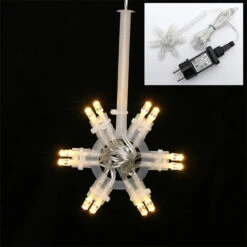 SIGRO Rot/Weiß Weihnachtsstern Mit 7 Spitzen 8 SIGRO Rot/Weiß Weihnachtsstern Mit 7 Spitzen -Leonardo Geschäft 282147 617195305e615 jpg 1280x1280