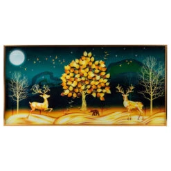 Formano Diamant Hirsche Wandbild Wanddeko