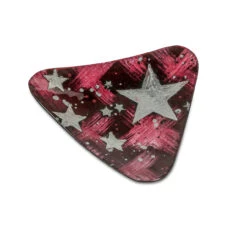 Formano Rot-silber Weihnachts-Teller Dreieckig