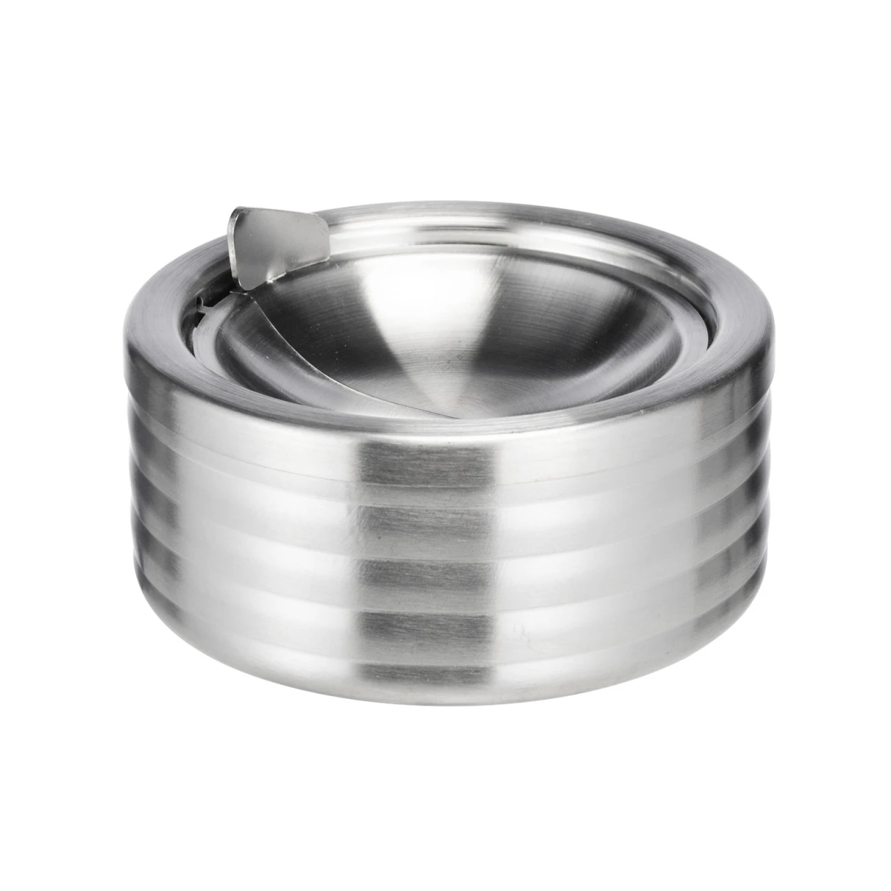 HTI-Living Edelstahl Aschenbecher Mit Deckel 3 HTI-Living Edelstahl Aschenbecher Mit Deckel