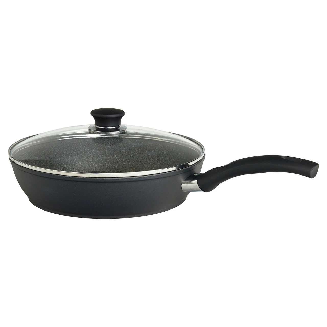 Ballarini Bari Granitium Schmorpfanne Mit Glasdeckel Ø 28 Cm 3 Ballarini Bari Granitium Schmorpfanne Mit Glasdeckel Ø 28 Cm