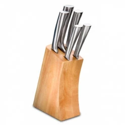 Justinus Naturholz/Klingenstahl/Kunststoff Messerblock 6-tlg.