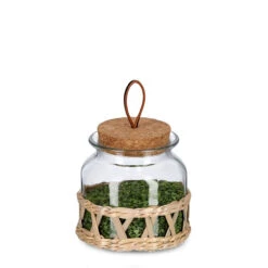 Neuetischkultur Glas, Strohgeflecht Vorratsglas 0,6 L -Leonardo Geschäft 332925 624cb0924aaf1 jpg 1280x1280