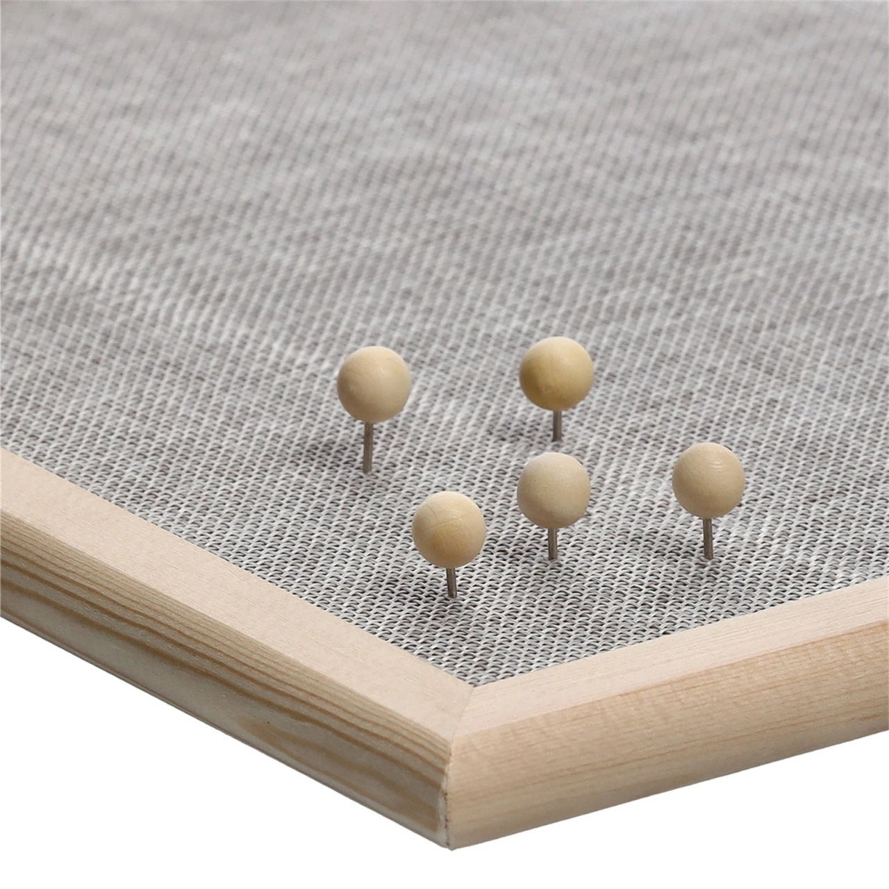 HTI-Living Kieferrahmen Pinnwand Leinen 6 HTI-Living Kieferrahmen Pinnwand Leinen – Bild 4