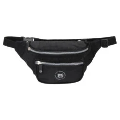 Crinkle Schwarz Bauchtasche