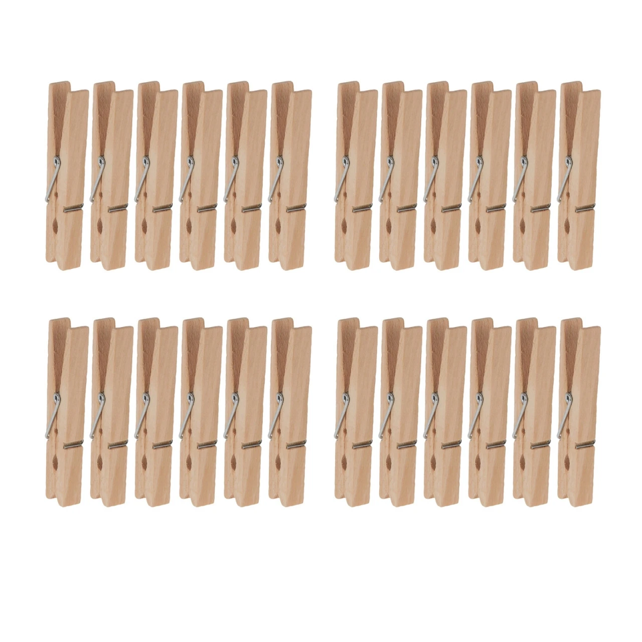 HTI-Living Holz Wäscheklammern, 96 Stück 6 HTI-Living Holz Wäscheklammern, 96 Stück – Bild 4