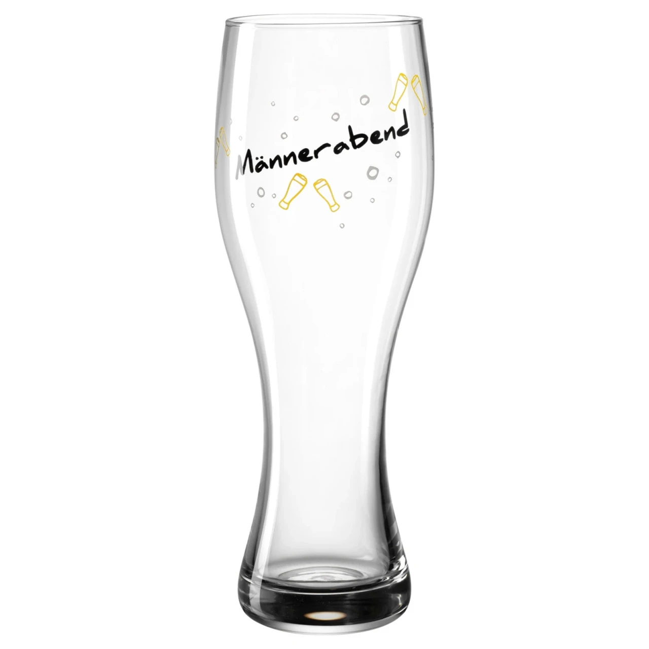 Leonardo PRESENTE Weizenbierglas 500 Ml 'Männerabend' 3 Leonardo PRESENTE Weizenbierglas 500 Ml 'Männerabend'