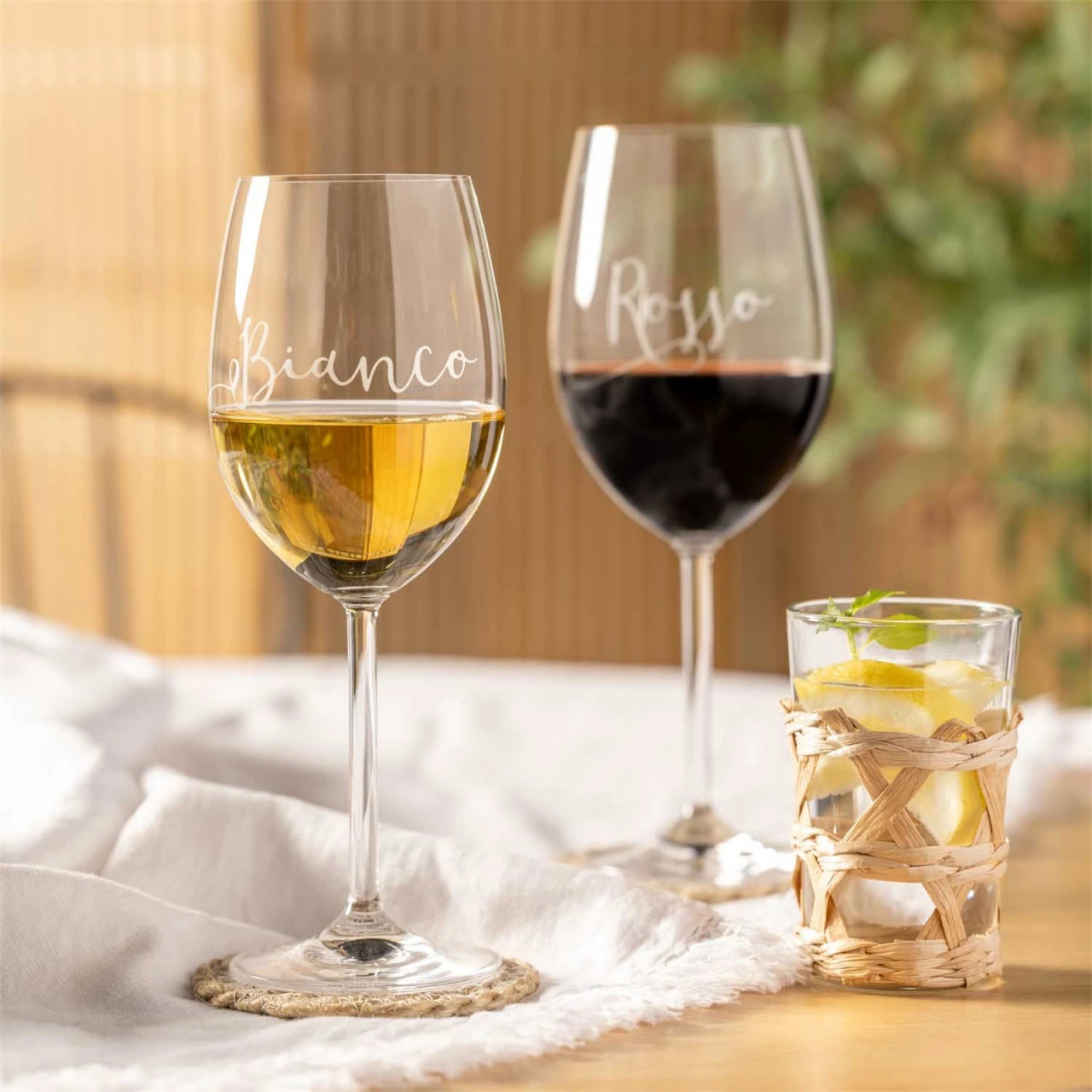 Leonardo GARDA Trinkglas 220 Ml Beige Mit Geflecht 5 Leonardo GARDA Trinkglas 220 Ml Beige Mit Geflecht – Bild 3