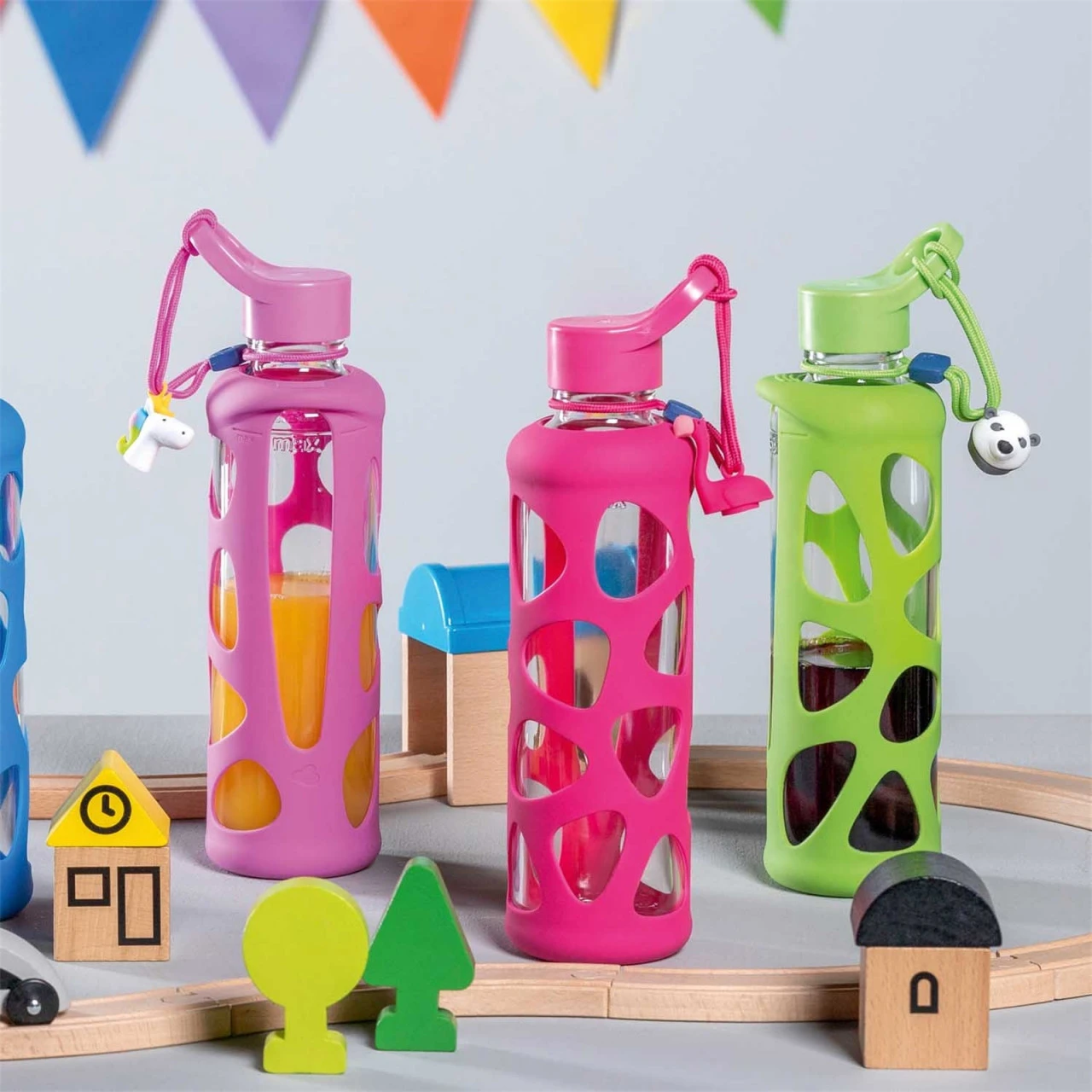 Leonardo Bambini Rosa Einhorn Trinkflasche 500 Ml 5 Leonardo Bambini Rosa Einhorn Trinkflasche 500 Ml – Bild 3