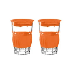 Montana 2er-Set Orange Becher To Go