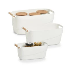 HTI-Living Küchenset Aufbewahrungskörbe 3-teilig