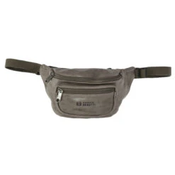 Taupe Gürteltasche Kunstleder