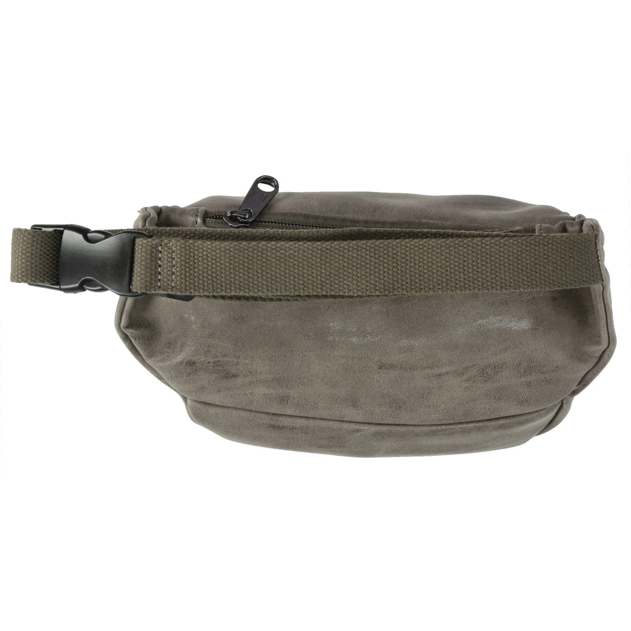 Taupe Gürteltasche Kunstleder 5 Taupe Gürteltasche Kunstleder – Bild 3