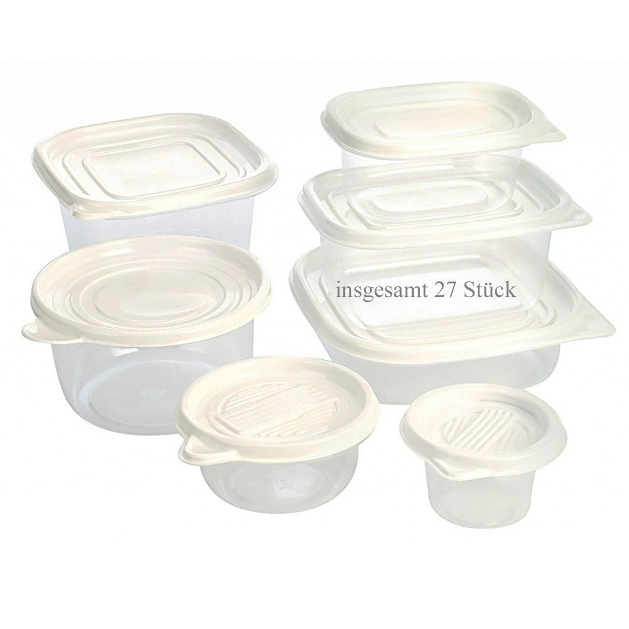 Neuetischkultur Kunststoff Vorratsdosen-Set, 27 Teile 4 Neuetischkultur Kunststoff Vorratsdosen-Set, 27 Teile – Bild 2